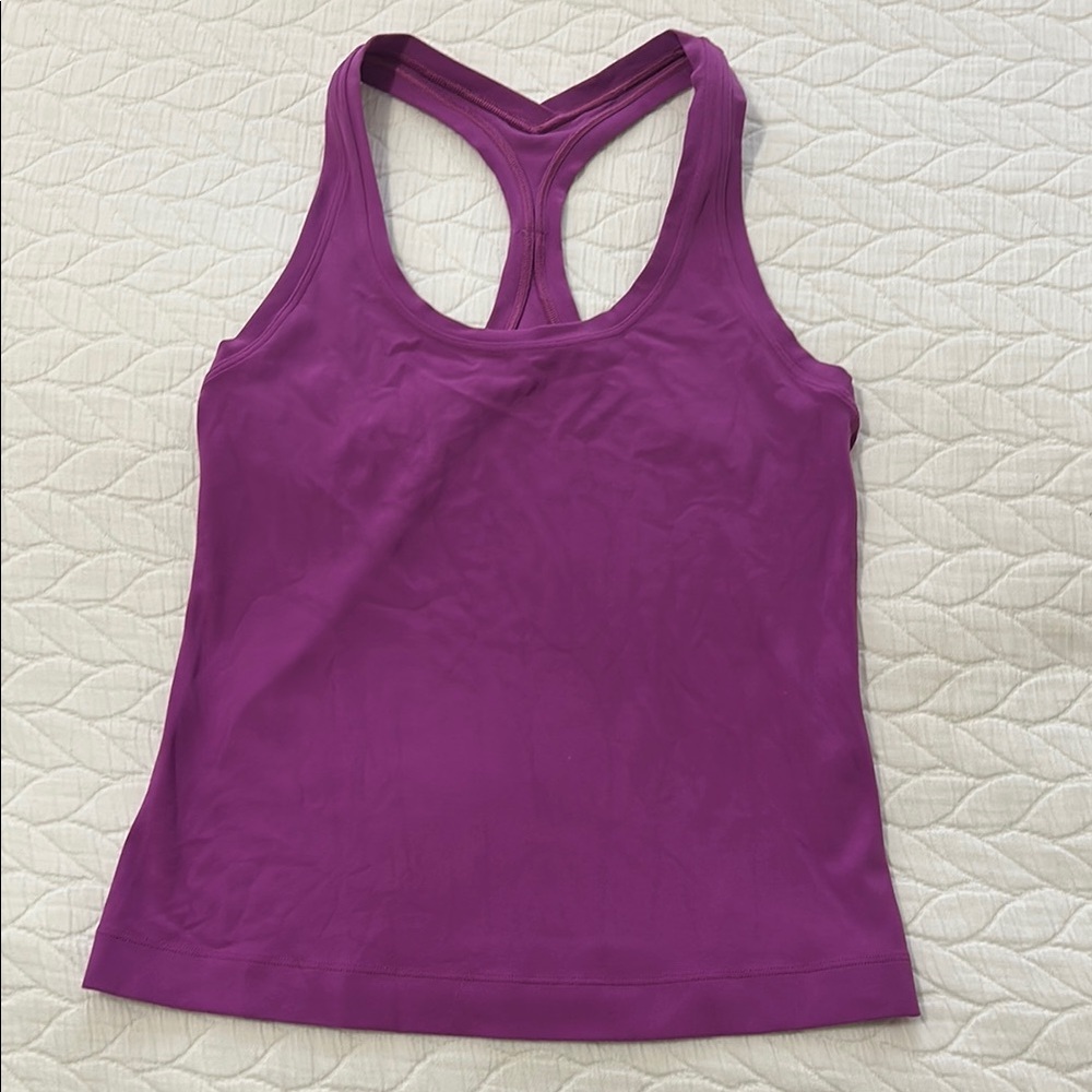 Purple Lululemon Racerback Tank Top